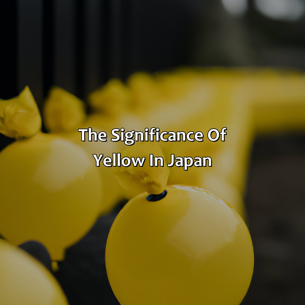 The Significance Of Yellow In Japan  - What Does The Color Yellow Mean In Japan, 