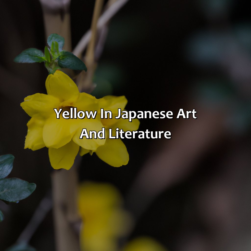 Yellow In Japanese Art And Literature  - What Does The Color Yellow Mean In Japan, 