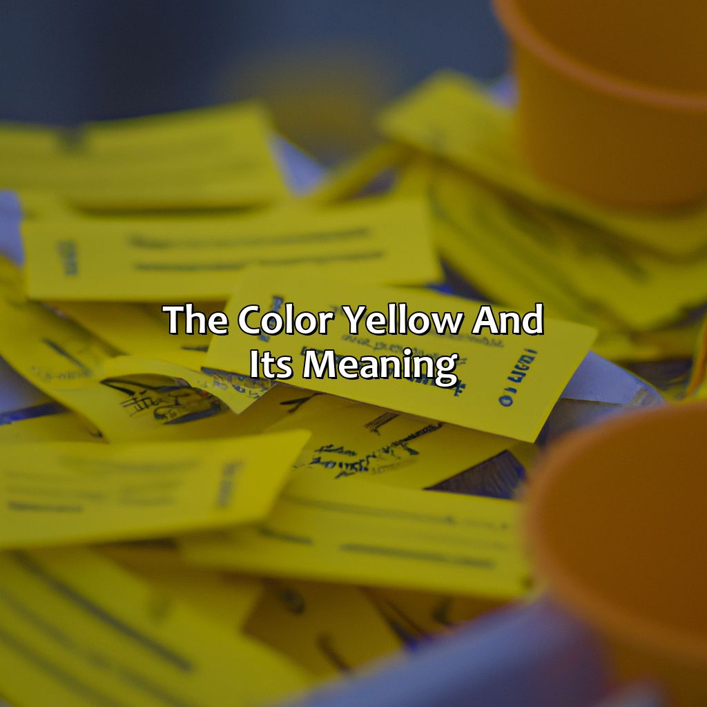 The Color Yellow And Its Meaning  - What Does The Color Yellow Mean Personality, 