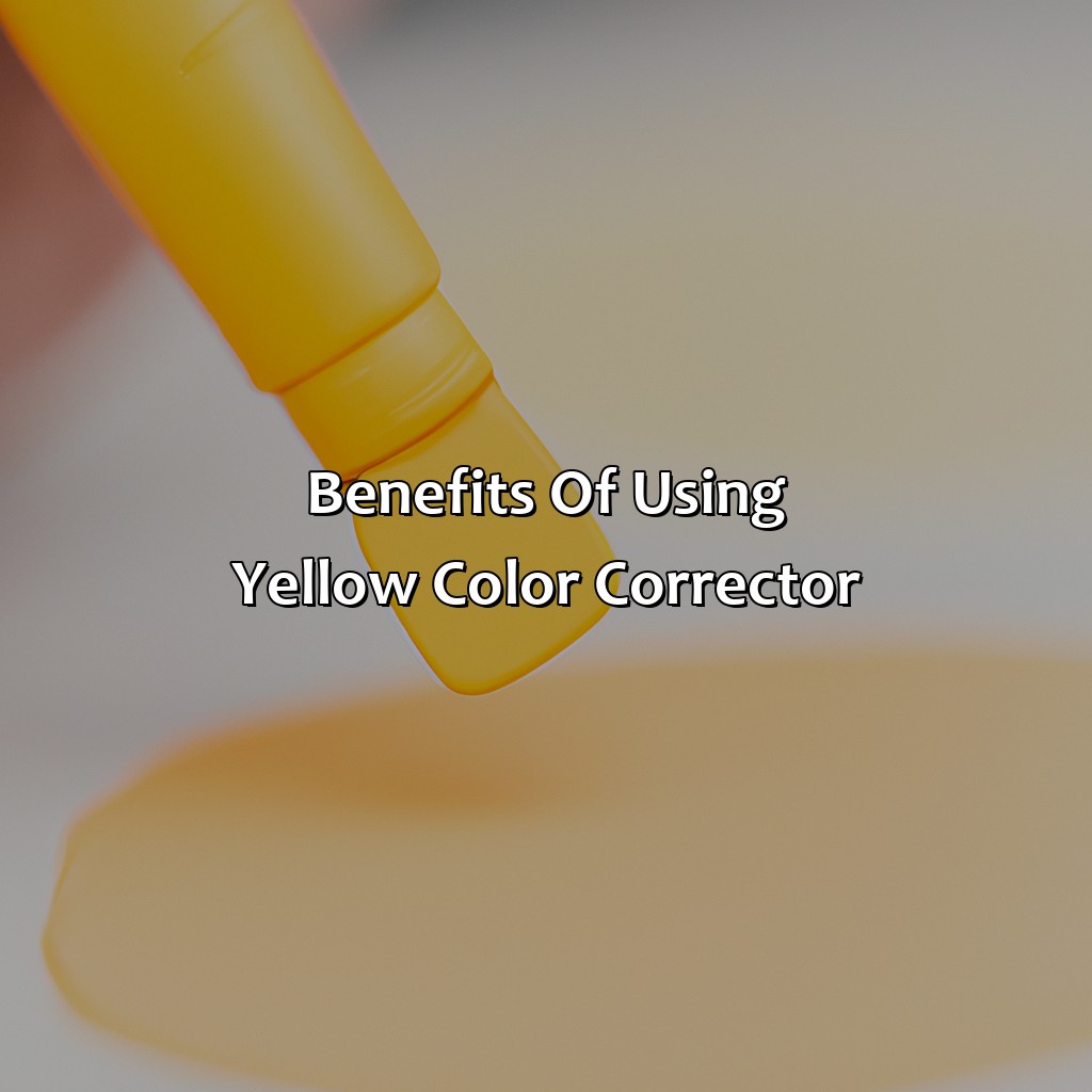 Benefits Of Using Yellow Color Corrector  - What Does Yellow Color Corrector Do, 