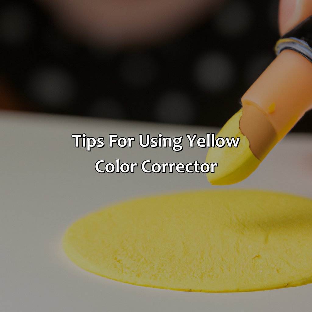 Tips For Using Yellow Color Corrector  - What Does Yellow Color Corrector Do, 