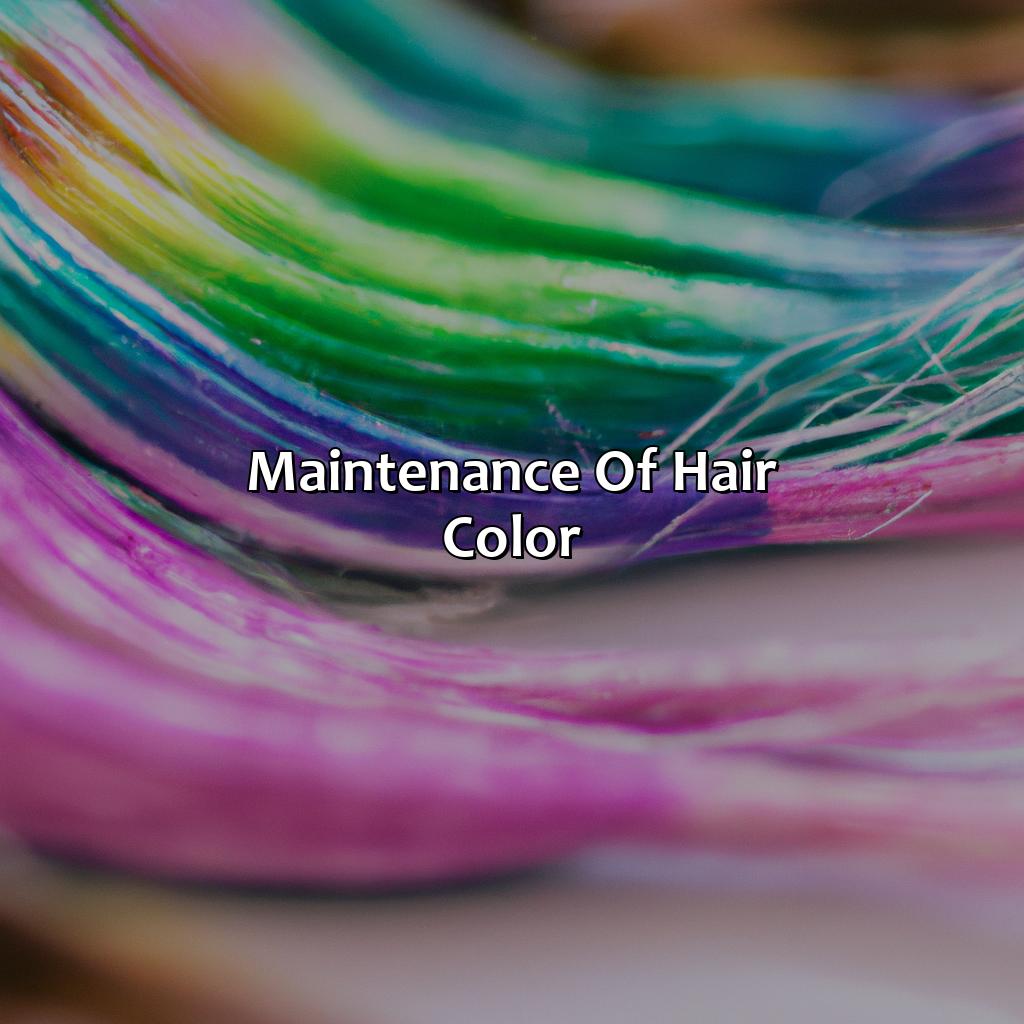 Maintenance Of Hair Color  - What Hair Color Is Most Attractive, 