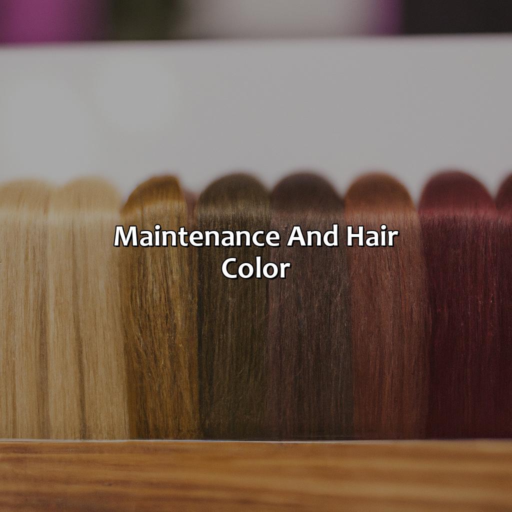 Maintenance And Hair Color - What Hair Color Is Right For Me, 