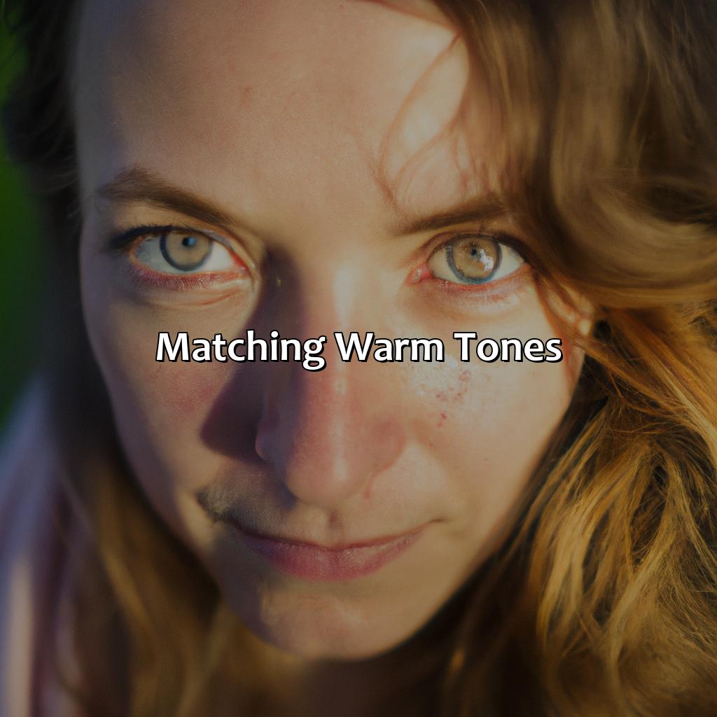 Matching Warm Tones  - What Hair Color Looks Best With Green Eyes, 