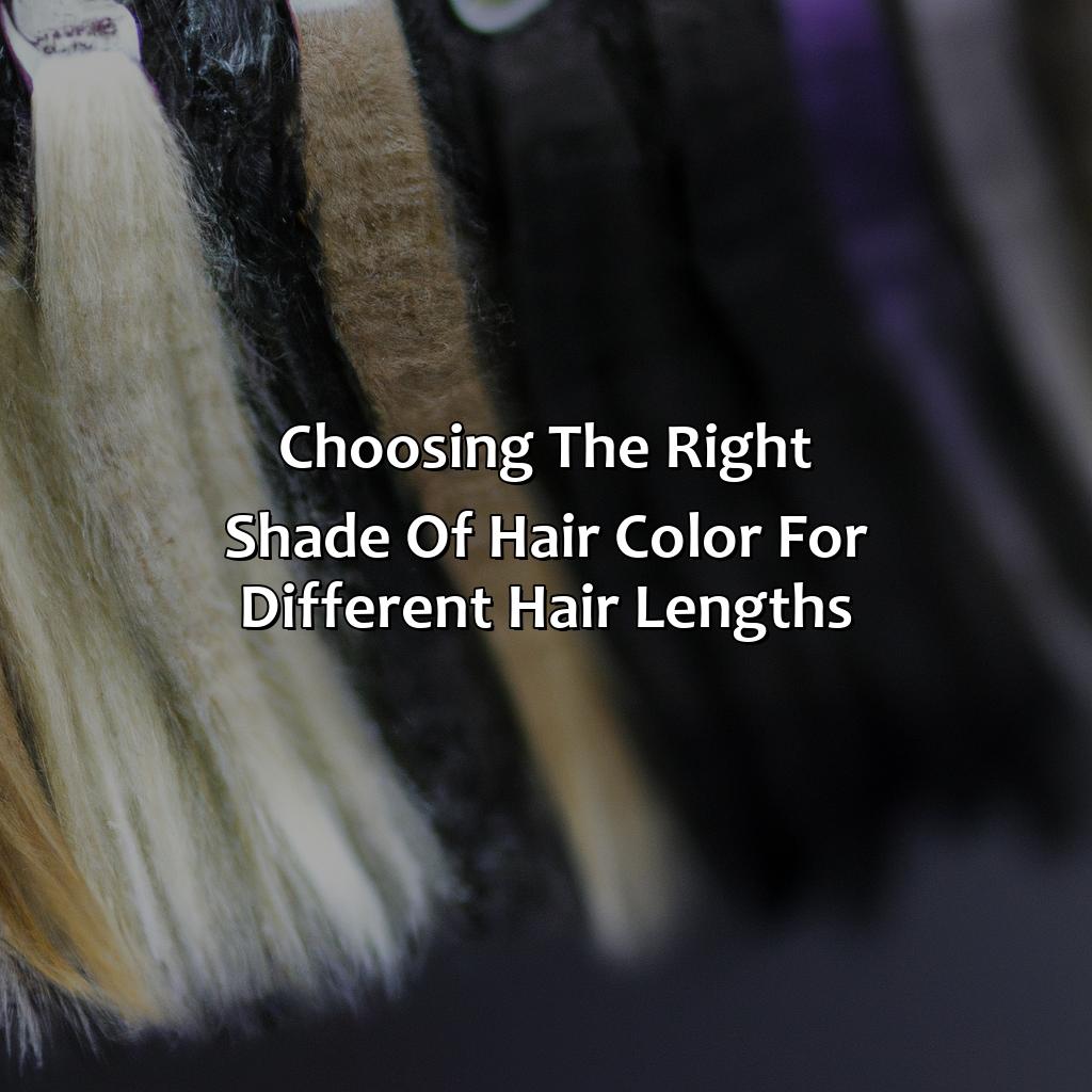 Choosing The Right Shade Of Hair Color For Different Hair Lengths  - What Hair Color Should I Have, 