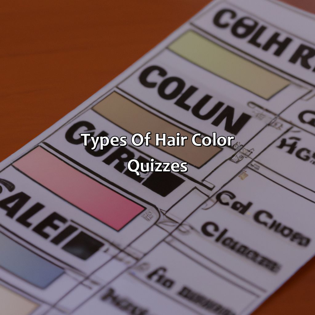 Types Of Hair Color Quizzes  - What Hair Color Should I Have Quiz, 