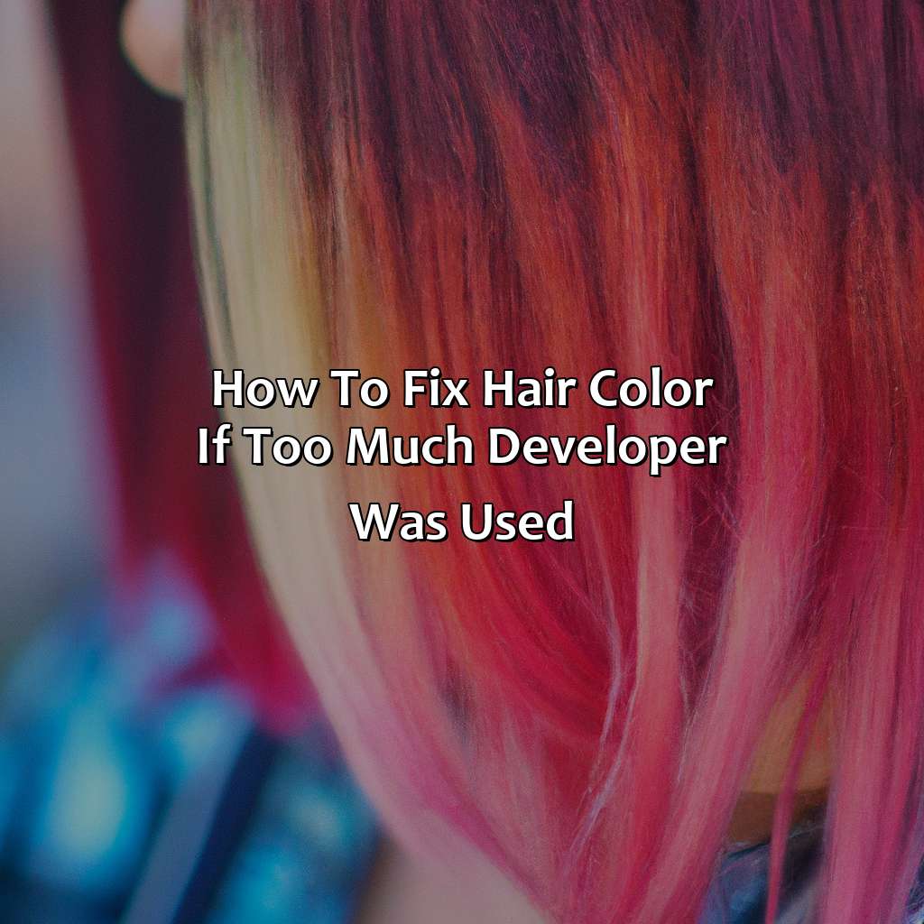 How To Fix Hair Color If Too Much Developer Was Used  - What Happens If You Use More Hair Color Than Developer, 