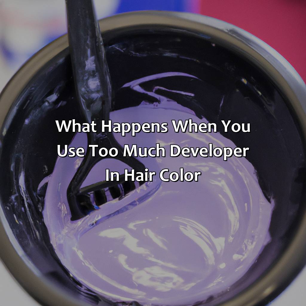 What Happens When You Use Too Much Developer In Hair Color?  - What Happens If You Use More Hair Color Than Developer, 