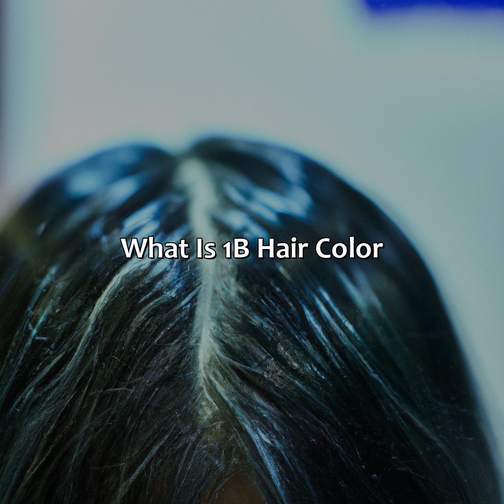 What Is 1B Hair Color?  - What Is 1B Hair Color, 
