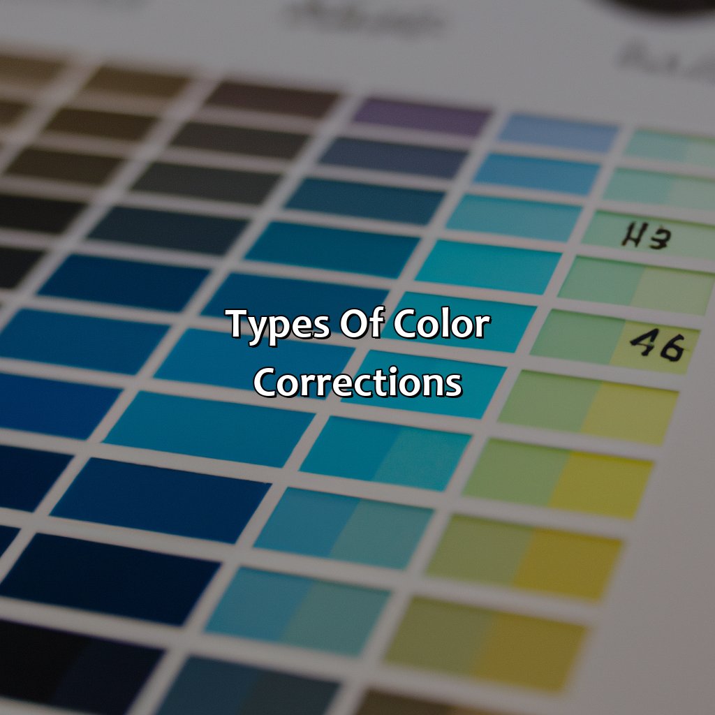 Types Of Color Corrections  - What Is A Color Correction, 
