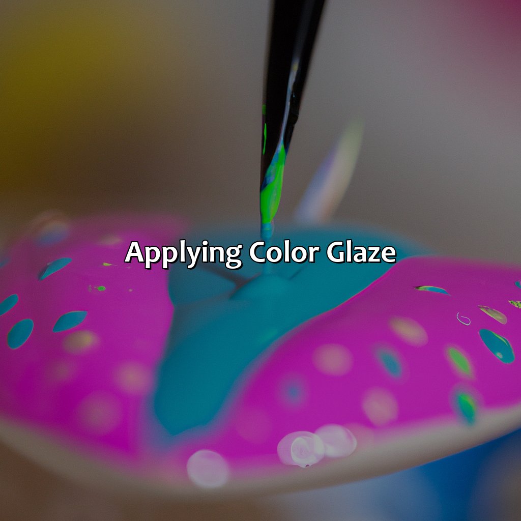 Applying Color Glaze  - What Is A Color Glaze, 
