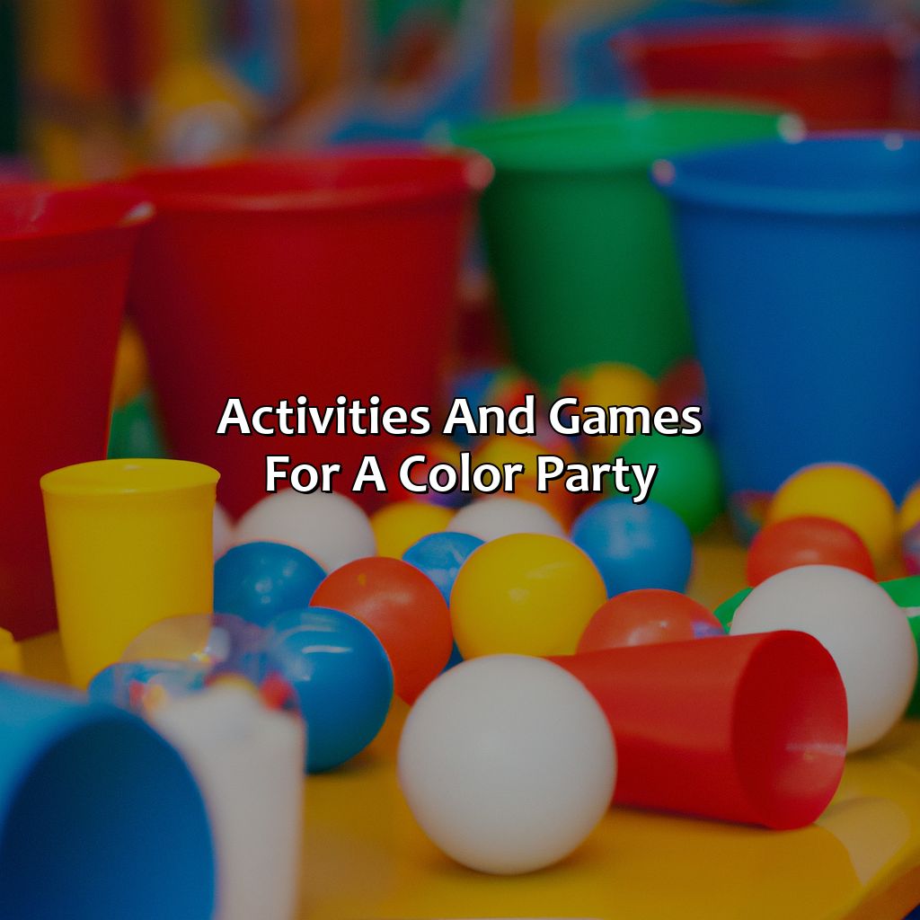 Activities And Games For A Color Party  - What Is A Color Party For Adults, 