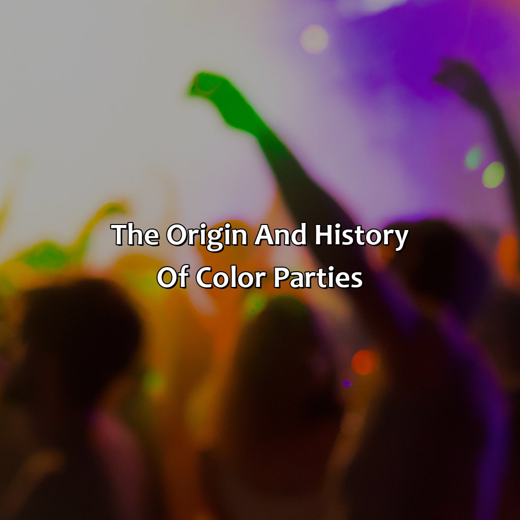 The Origin And History Of Color Parties  - What Is A Color Party For Adults, 