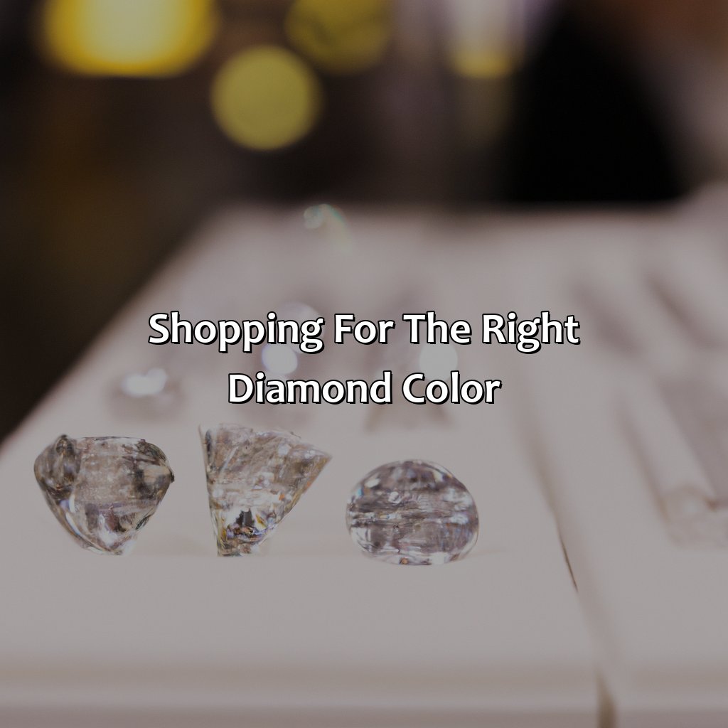 Shopping For The Right Diamond Color  - What Is A Good Diamond Color, 