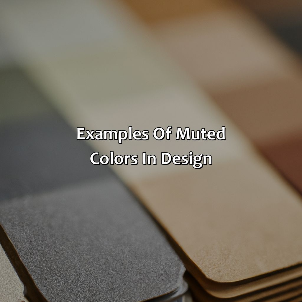 Examples Of Muted Colors In Design  - What Is A Muted Color, 
