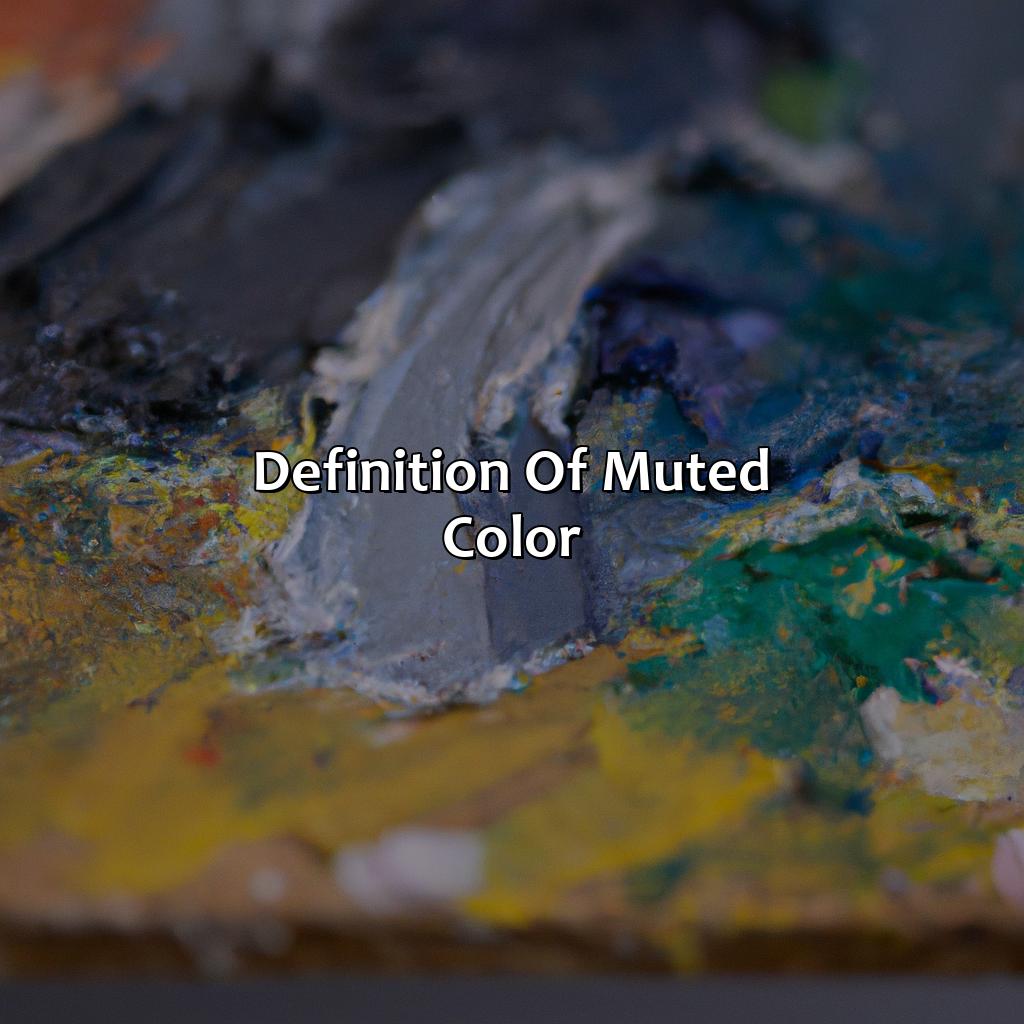 Definition Of Muted Color  - What Is A Muted Color, 
