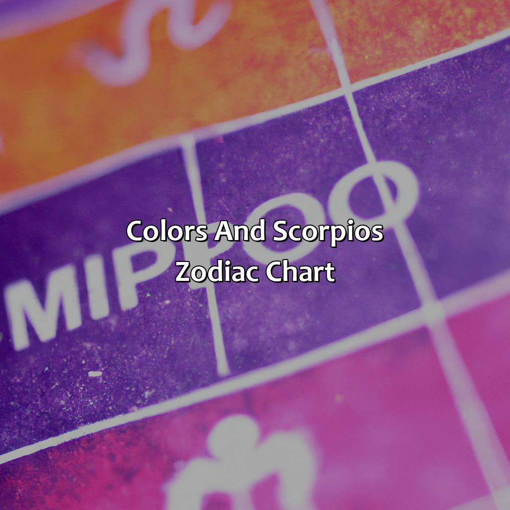 Colors And Scorpio