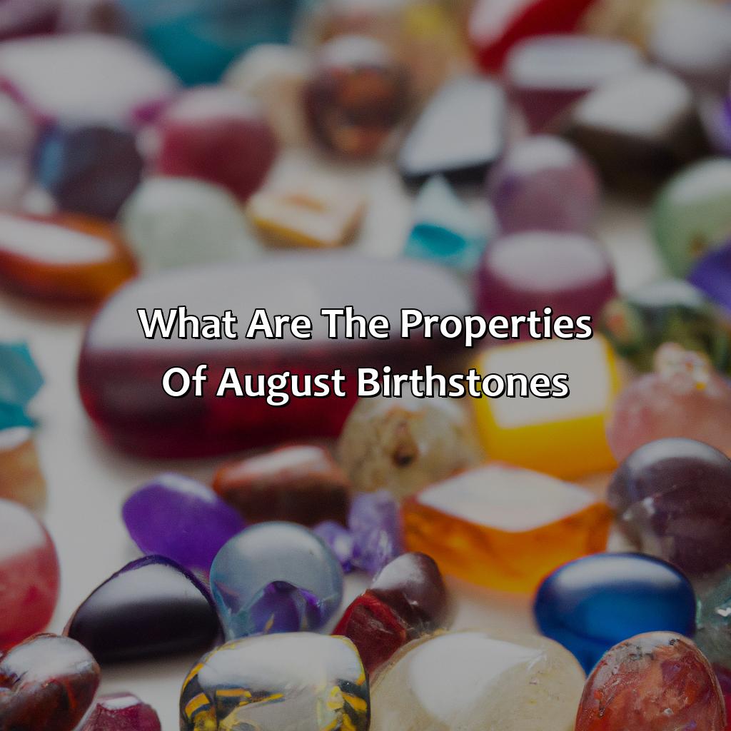 What Are The Properties Of August Birthstones?  - What Is August Birthstone Color, 