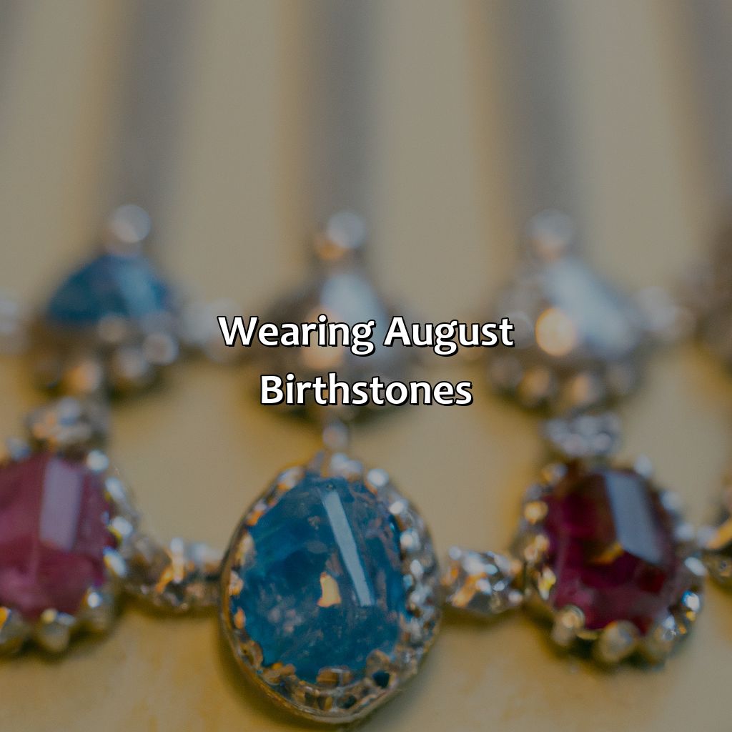 Wearing August Birthstones  - What Is August Birthstone Color, 
