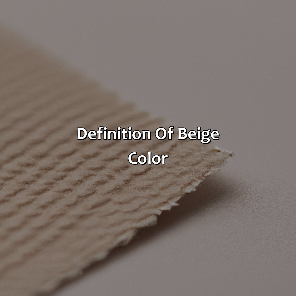 Definition Of Beige Color  - What Is Beige Color, 