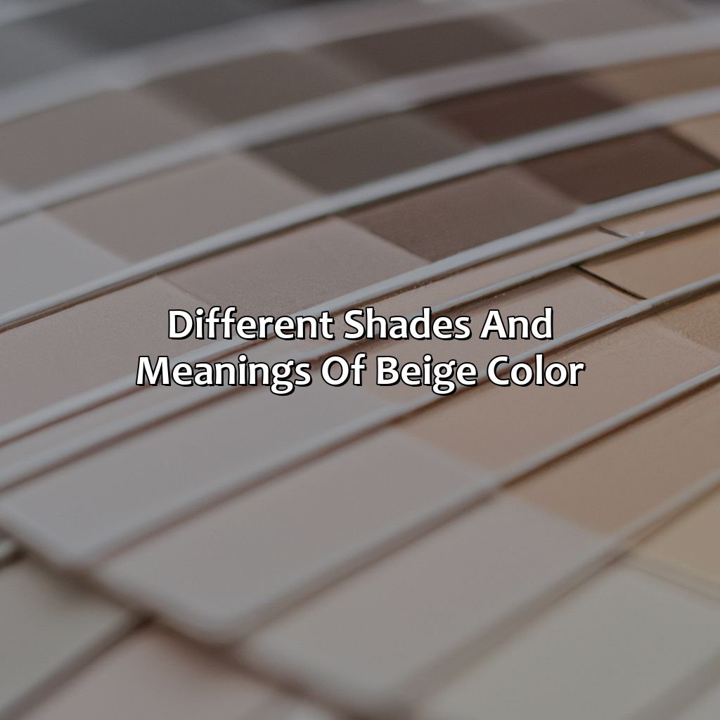 Different Shades And Meanings Of Beige Color - What Is Beige Color, 