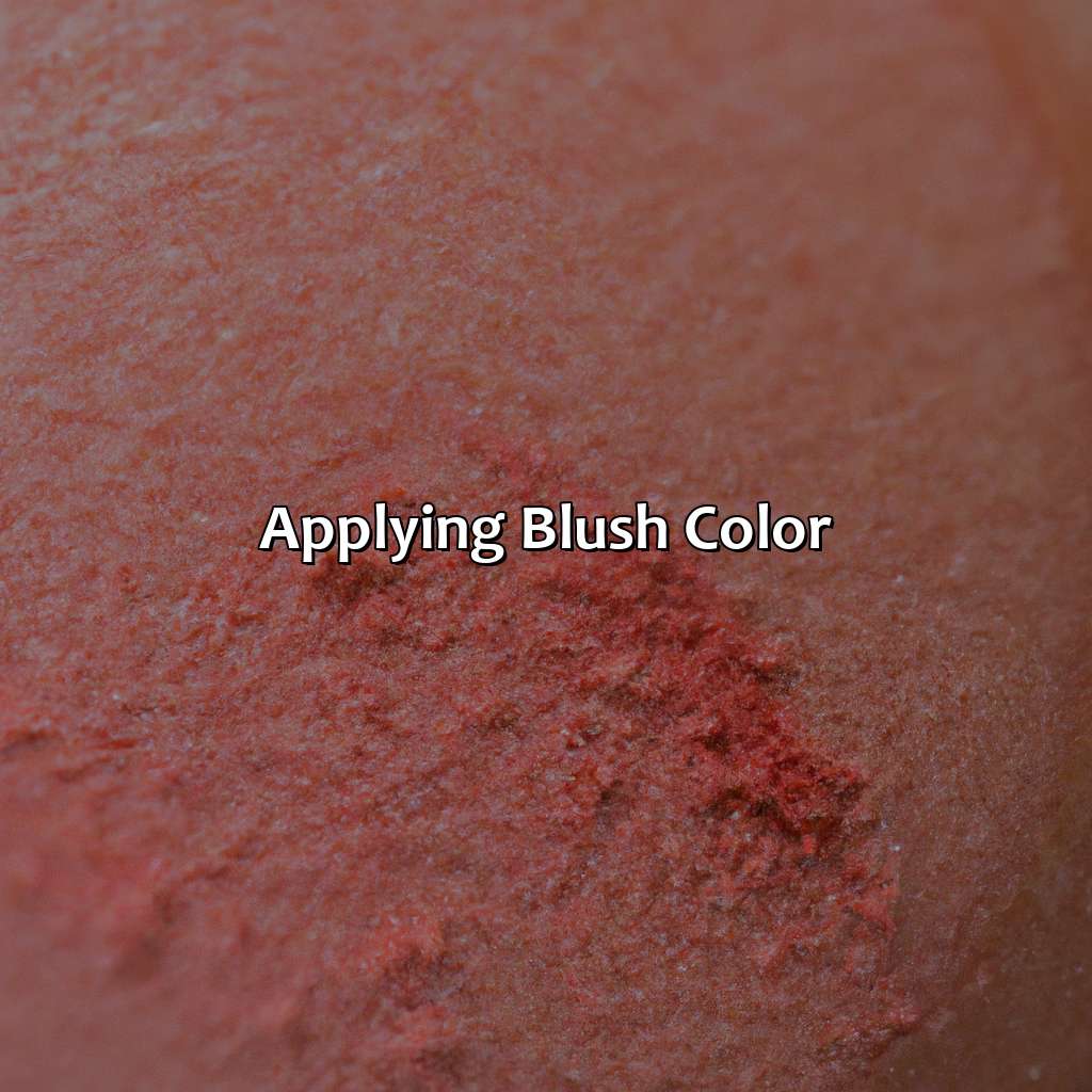 Applying Blush Color  - What Is Blush Color, 