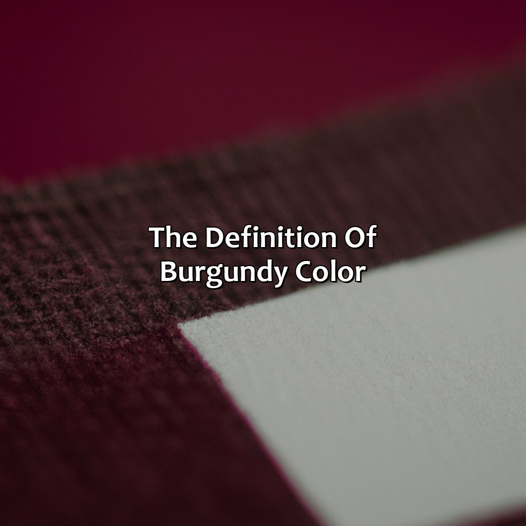 The Definition Of Burgundy Color  - What Is Burgundy Color, 