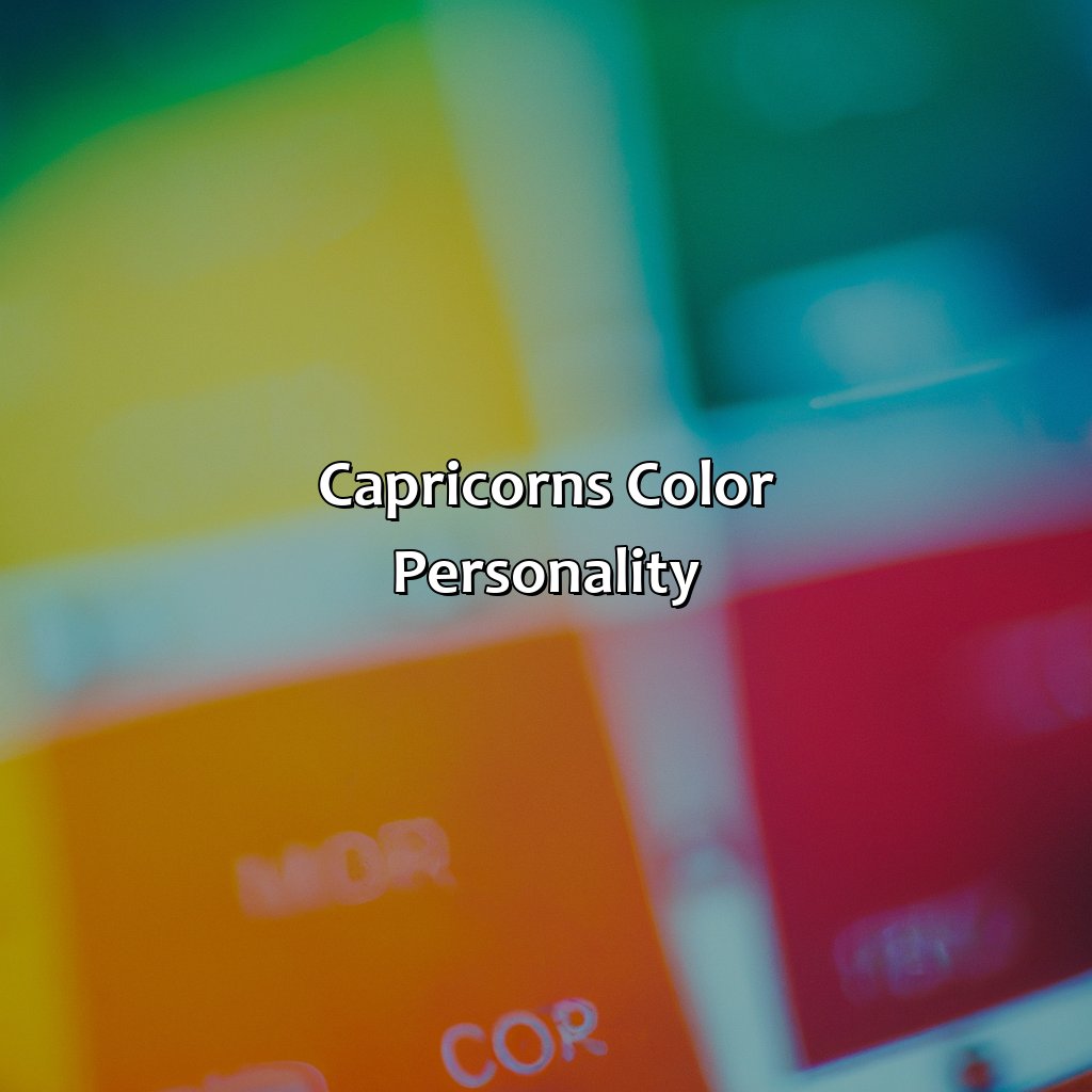 What Is Capricorns Color - colorscombo.com