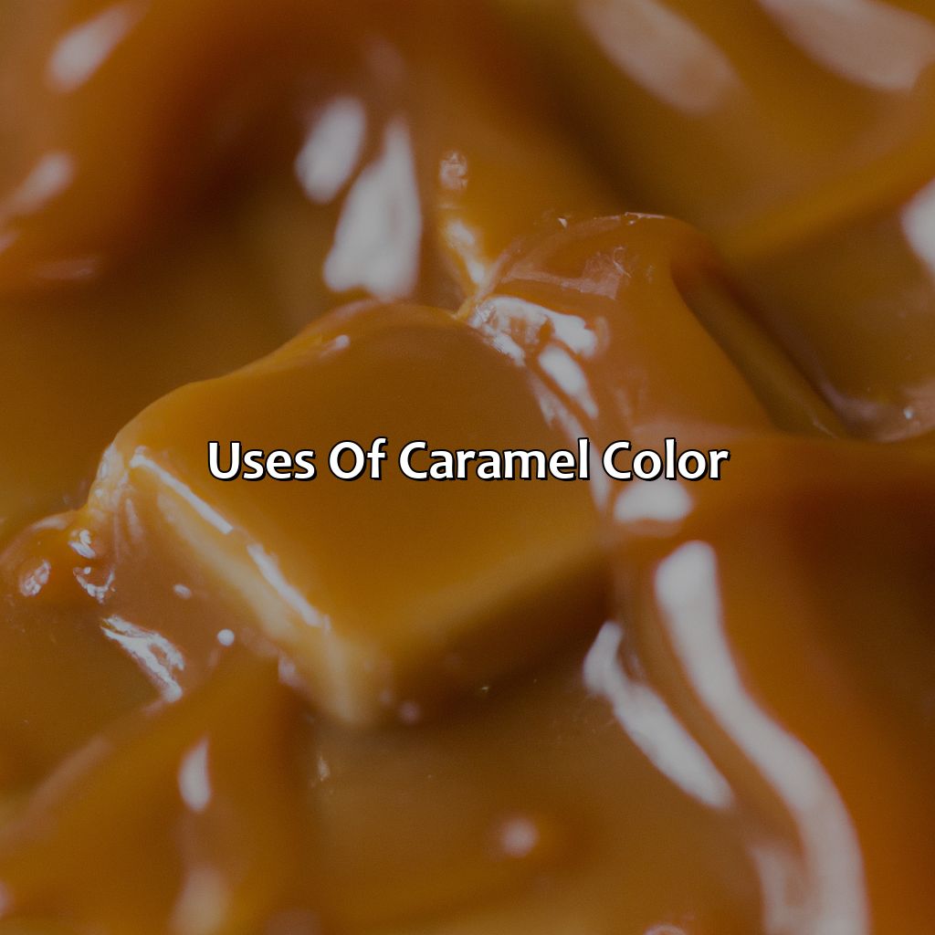 Uses Of Caramel Color  - What Is Caramel Color, 