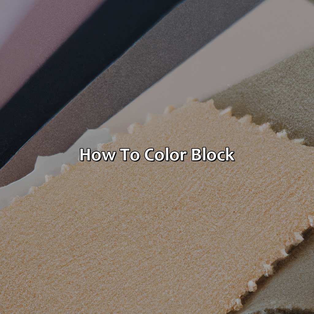 How To Color Block  - What Is Color Blocking, 