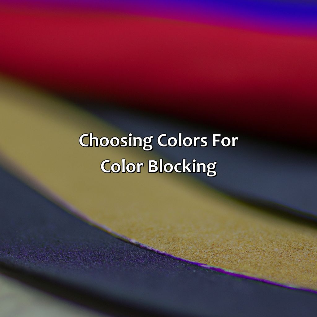 Choosing Colors For Color Blocking  - What Is Color Blocking In Fashion, 