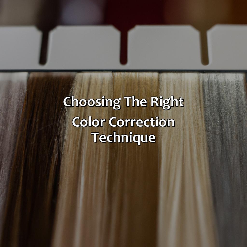 Choosing The Right Color Correction Technique  - What Is Color Correction For Hair, 