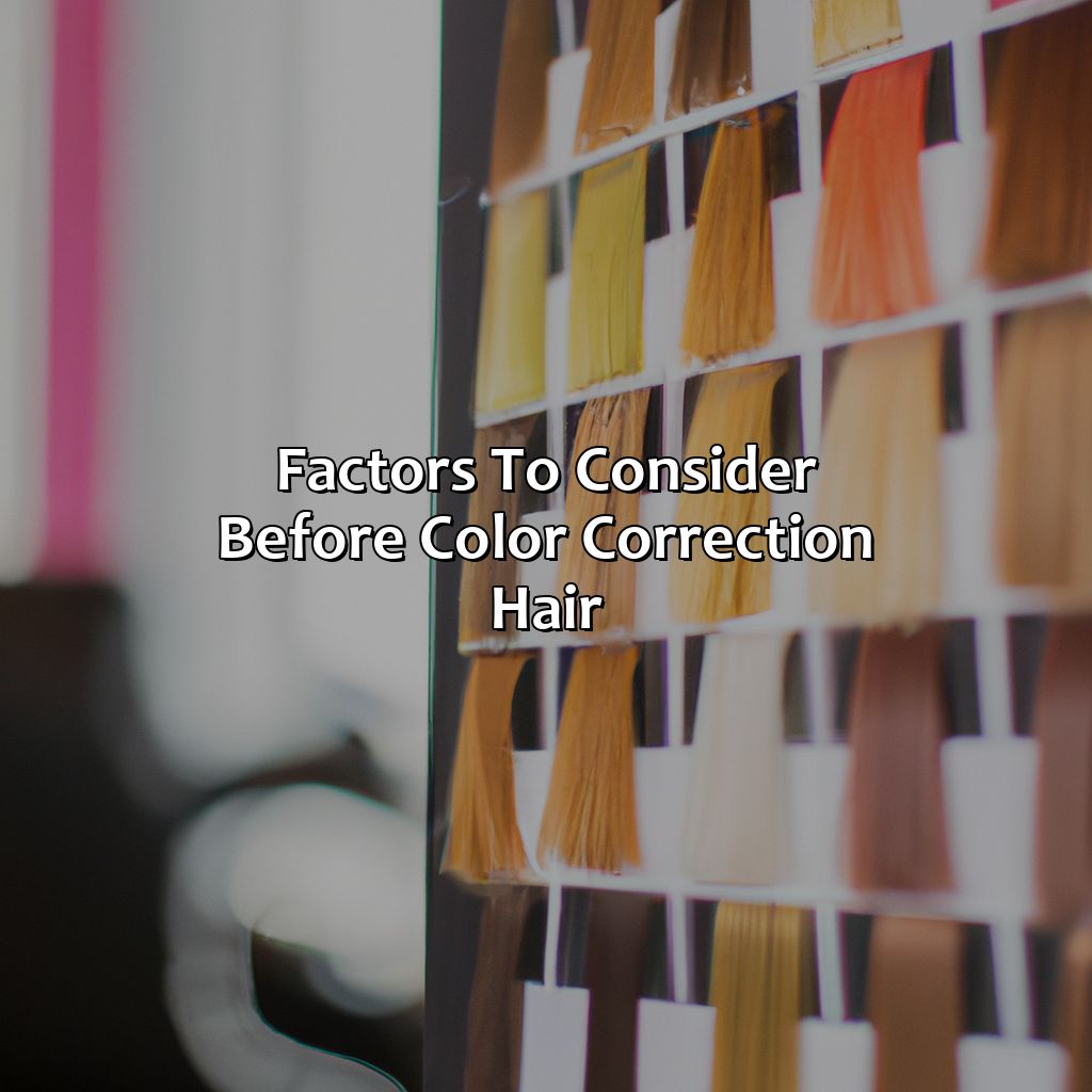 Factors To Consider Before Color Correction Hair  - What Is Color Correction Hair, 