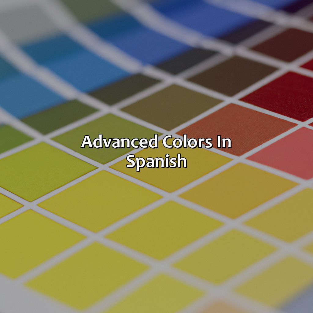 Advanced Colors In Spanish  - What Is Color In Spanish, 