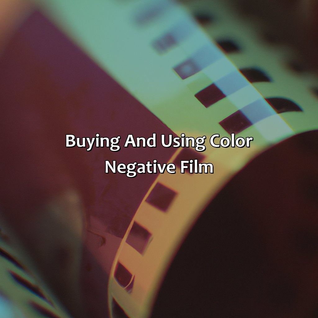 Buying And Using Color Negative Film  - What Is Color Negative Film, 