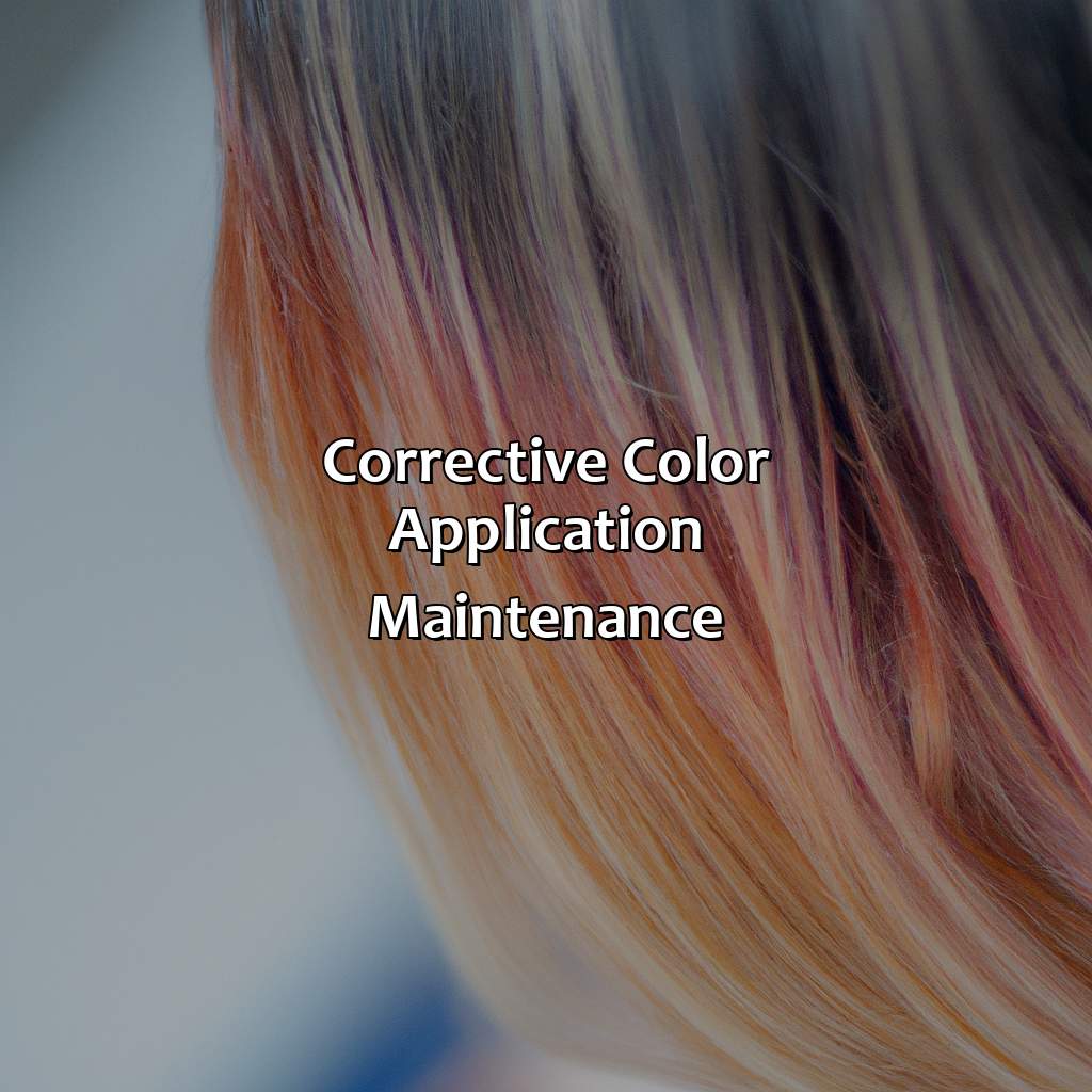 Corrective Color Application & Maintenance  - What Is Corrective Color, 