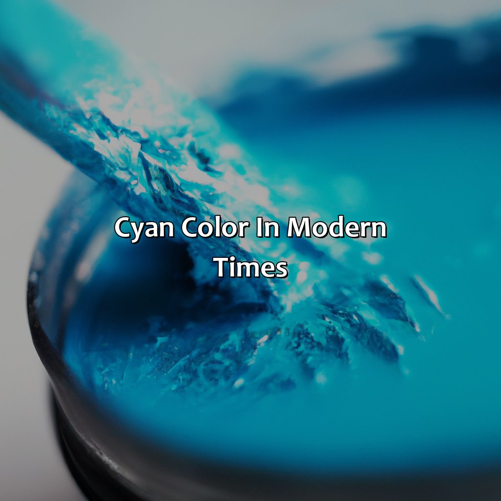 Cyan Color In Modern Times  - What Is Cyan Color, 