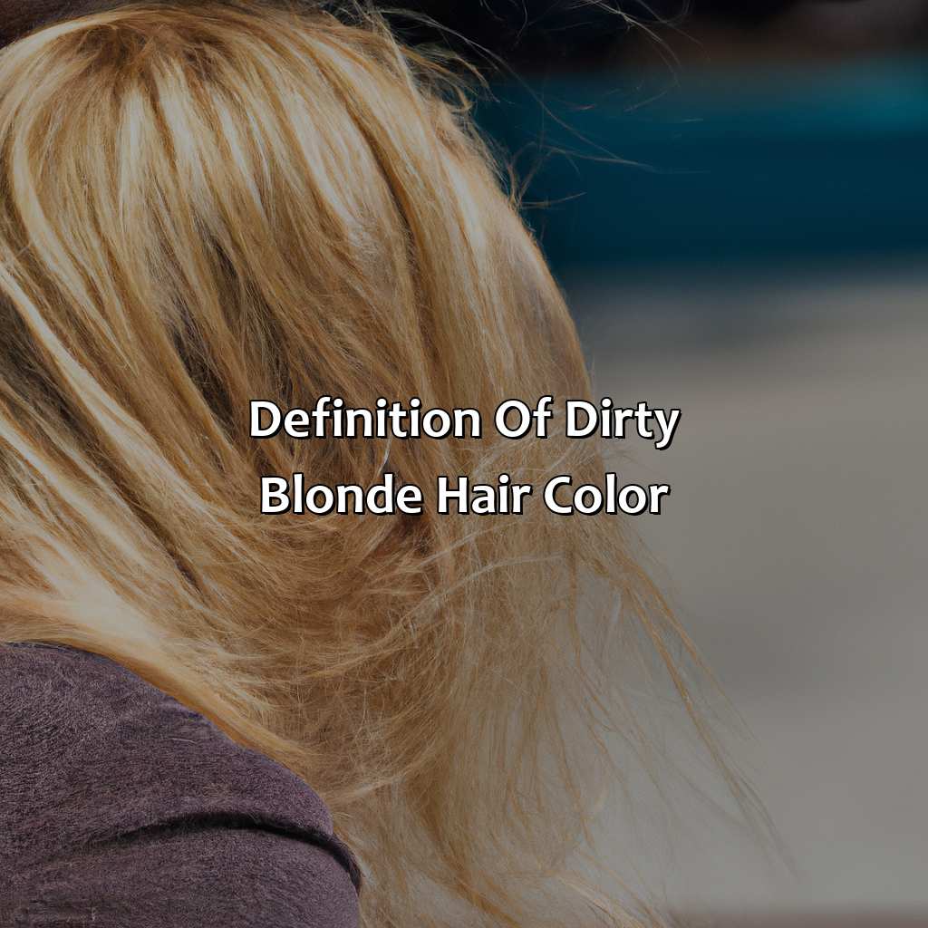 Definition Of Dirty Blonde Hair Color  - What Is Dirty Blonde Hair Color, 