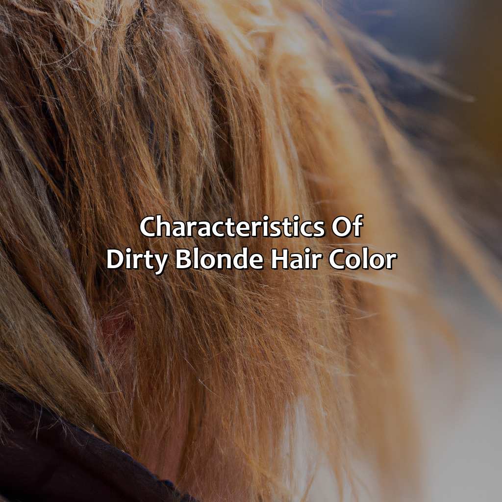 Characteristics Of Dirty Blonde Hair Color  - What Is Dirty Blonde Hair Color, 