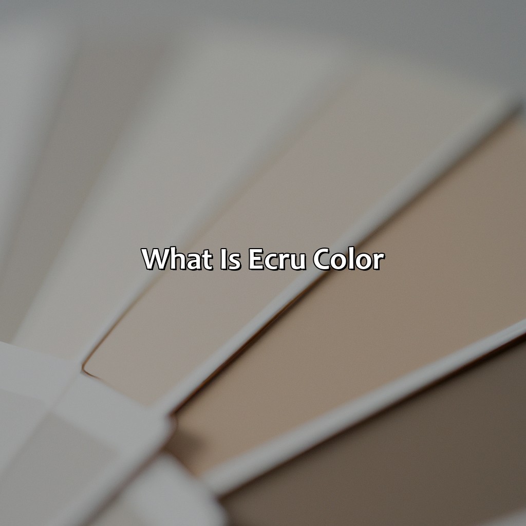 What Is Ecru Color?  - What Is Ecru Color, 