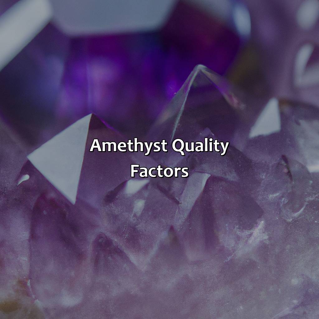 Amethyst Quality Factors  - What Is February