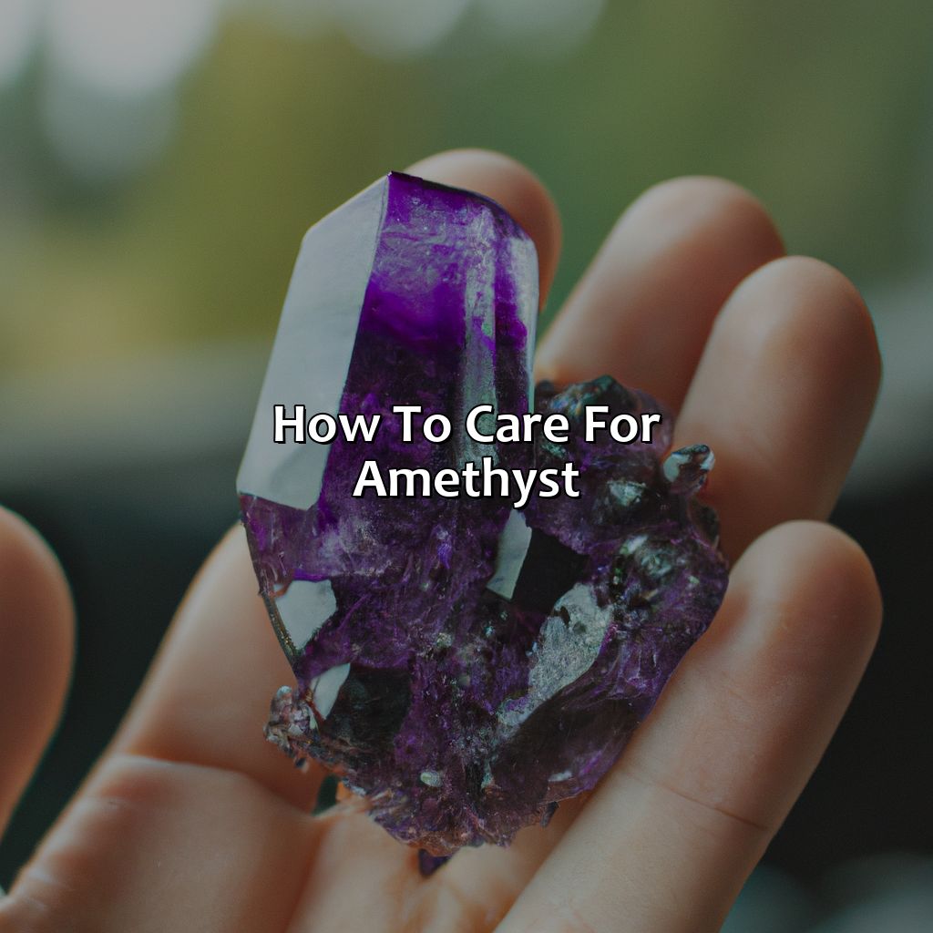 How To Care For Amethyst  - What Is February