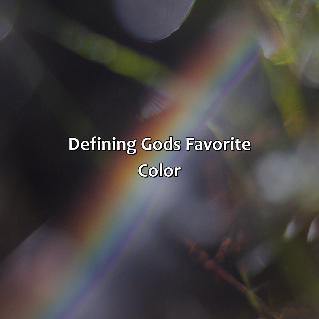Defining God