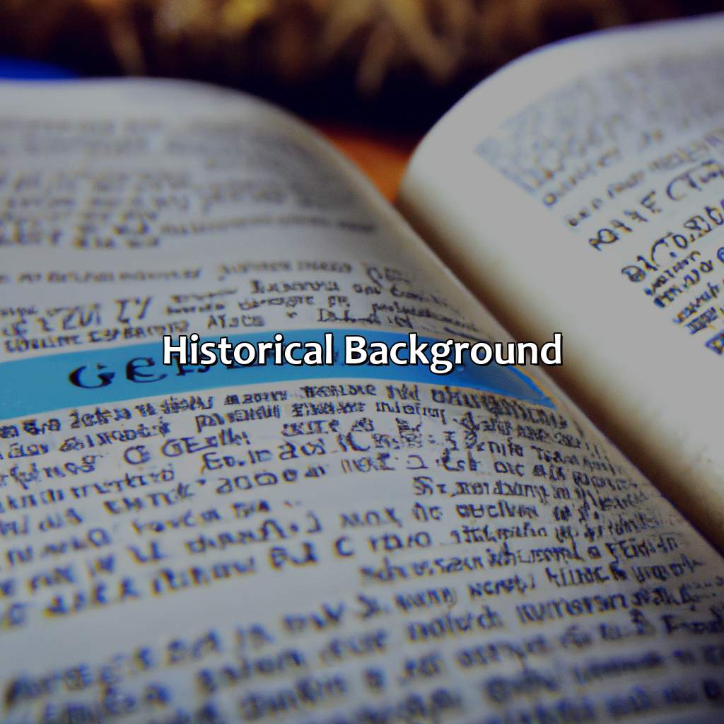 Historical Background  - What Is God