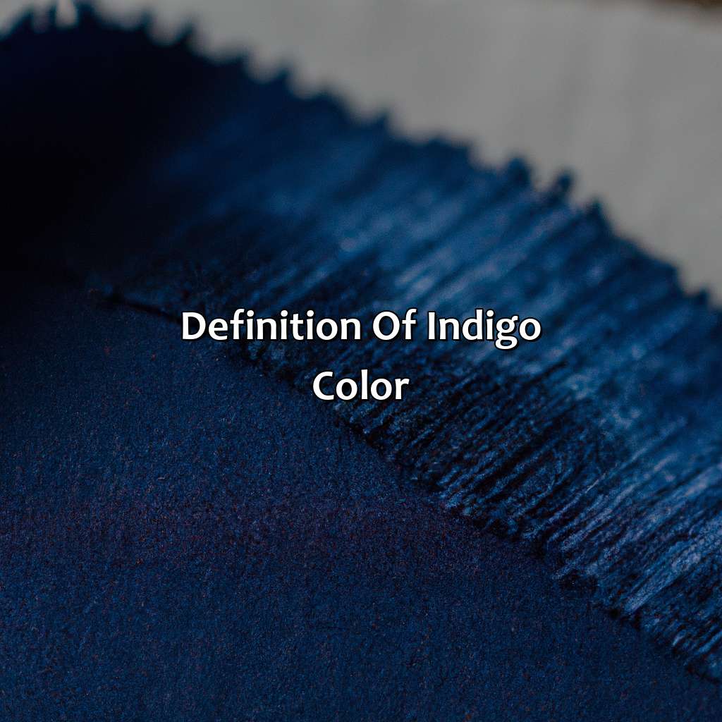Definition Of Indigo Color  - What Is Indigo Color, 