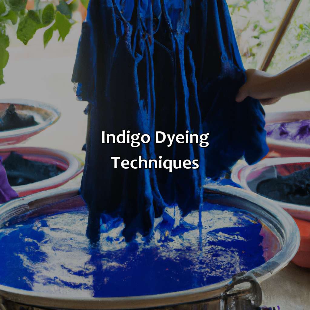 Indigo Dyeing Techniques  - What Is Indigo Color, 