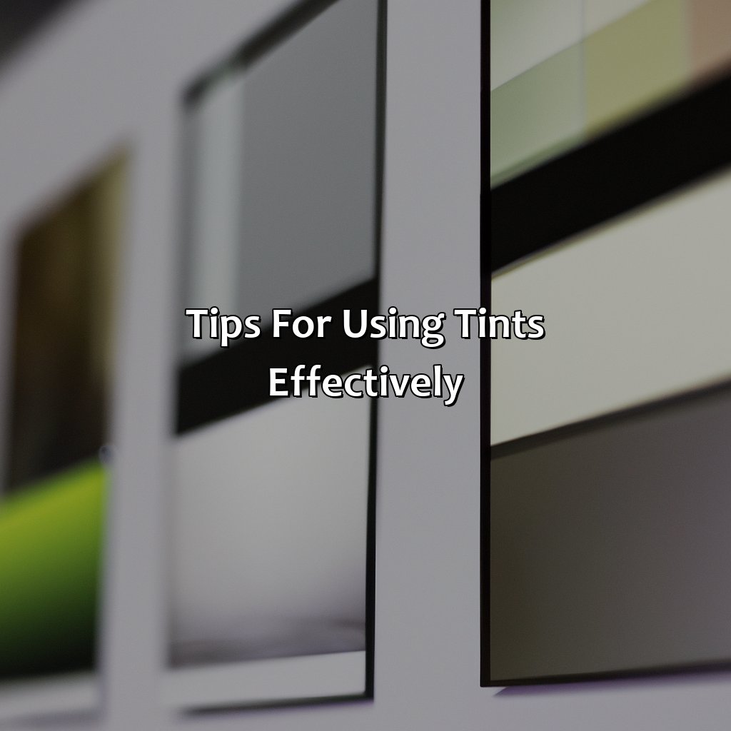 Tips For Using Tints Effectively  - What Is It Called When You Add White To A Color, 