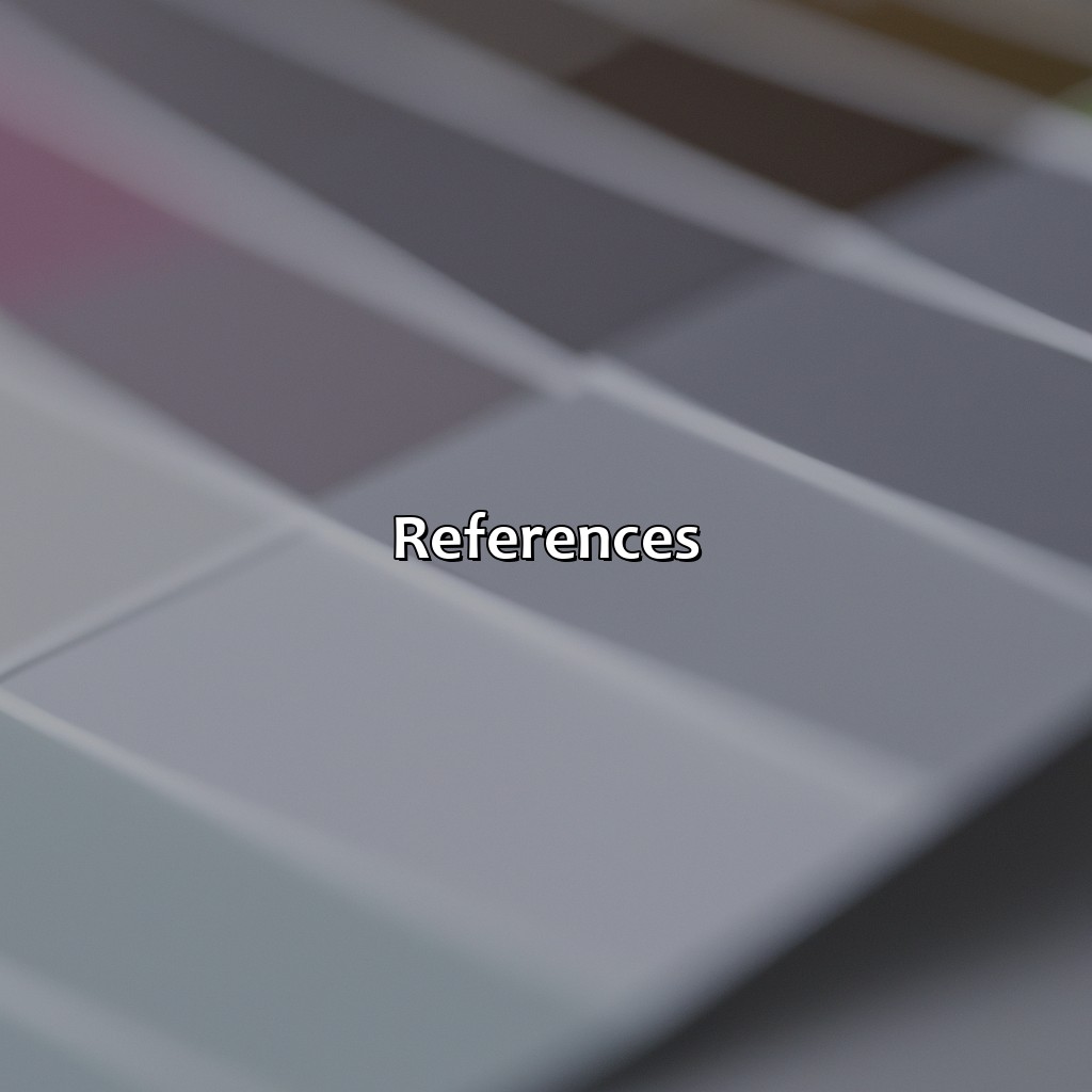 References  - What Is It Called When You Add White To A Color, 