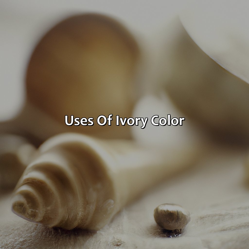 Uses Of Ivory Color  - What Is Ivory Color, 