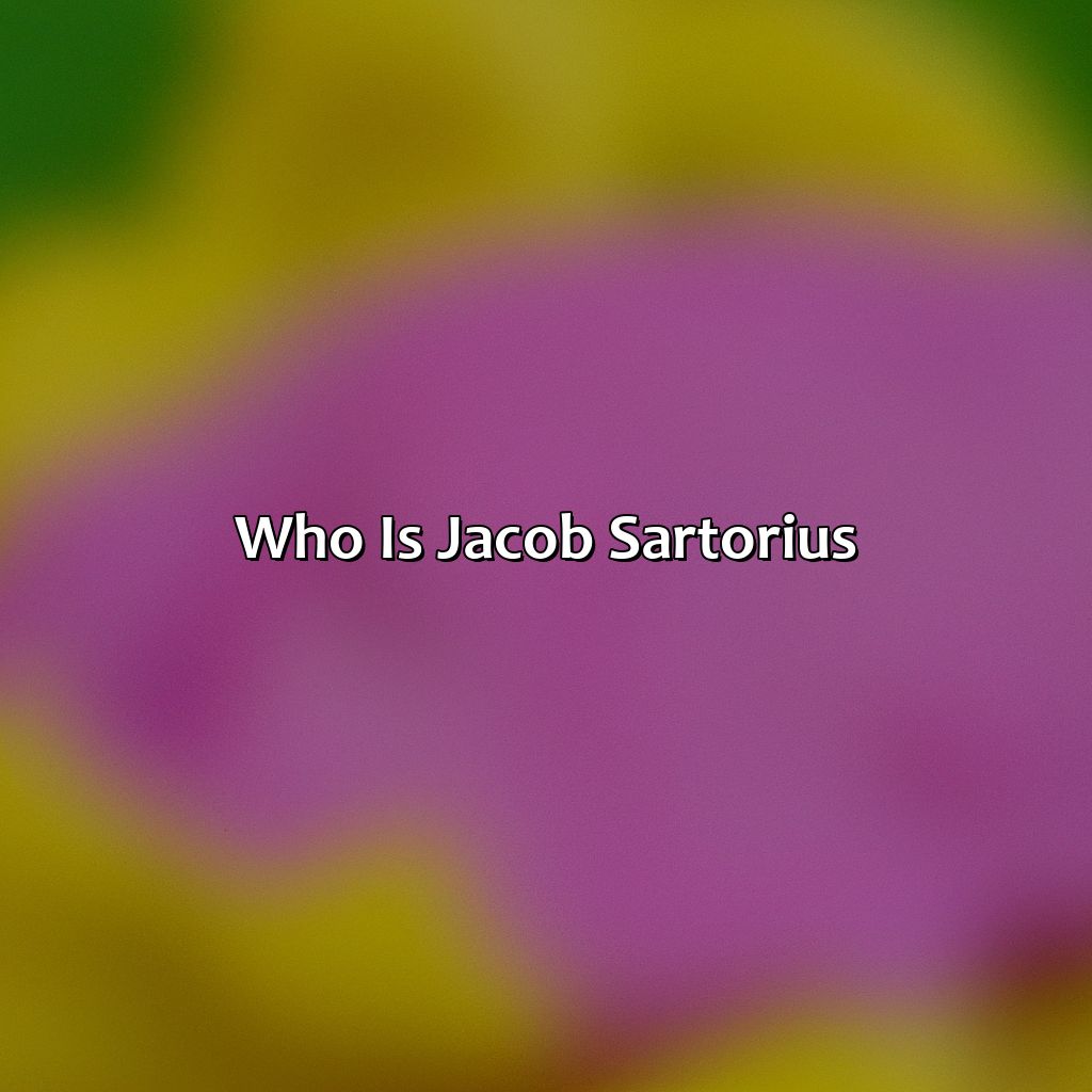 Who Is Jacob Sartorius?  - What Is Jacob Sartorius Favorite Color, 